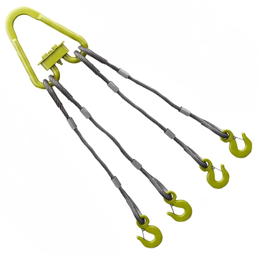 Строп канатный четырехветвевой 4СК-20т 8м (опрессовка)